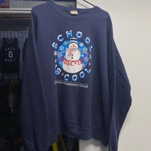 Vintage 2004 School Is Cool Sweater size XL
